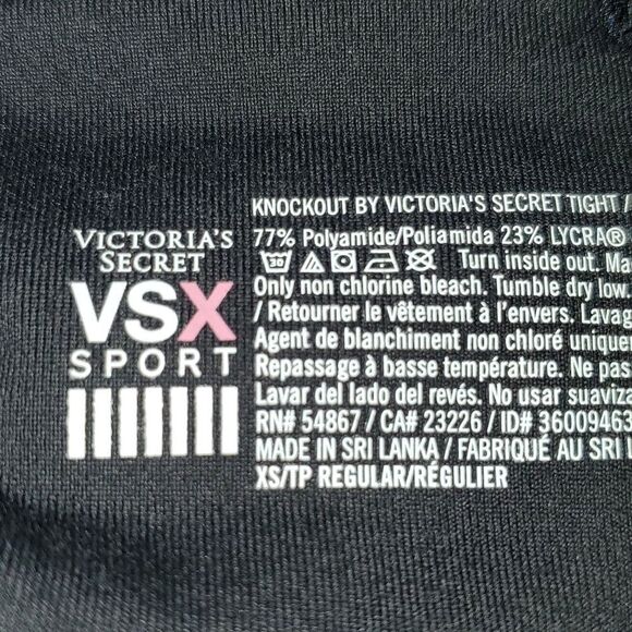 Victoria Secret VSX Sport Knockout Leggings Tights XS - Picture 7 of 8